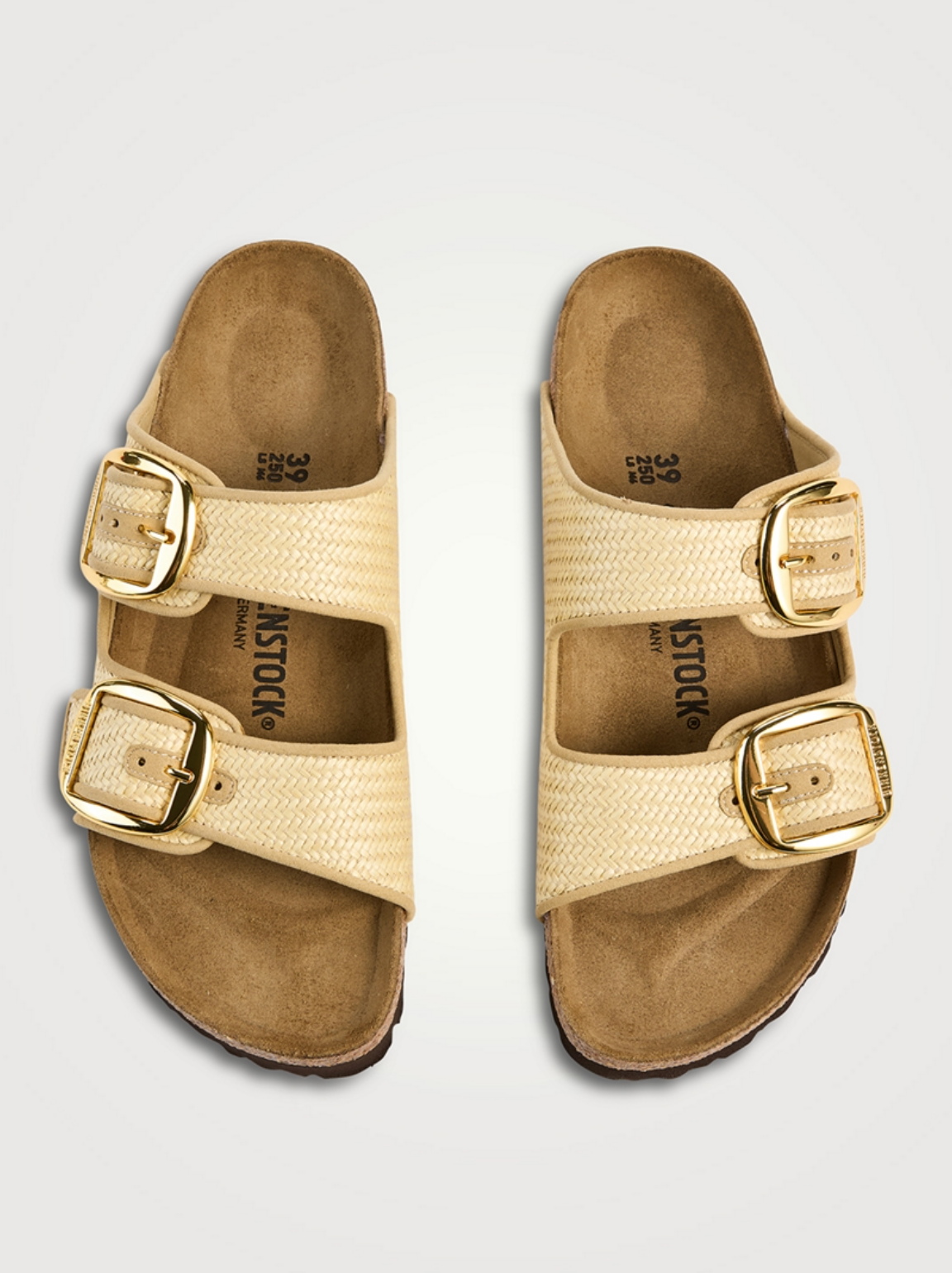 arizona big buckle raffia – pieces assembled