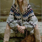 jacquard cardigan