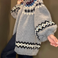 jacquard cardigan