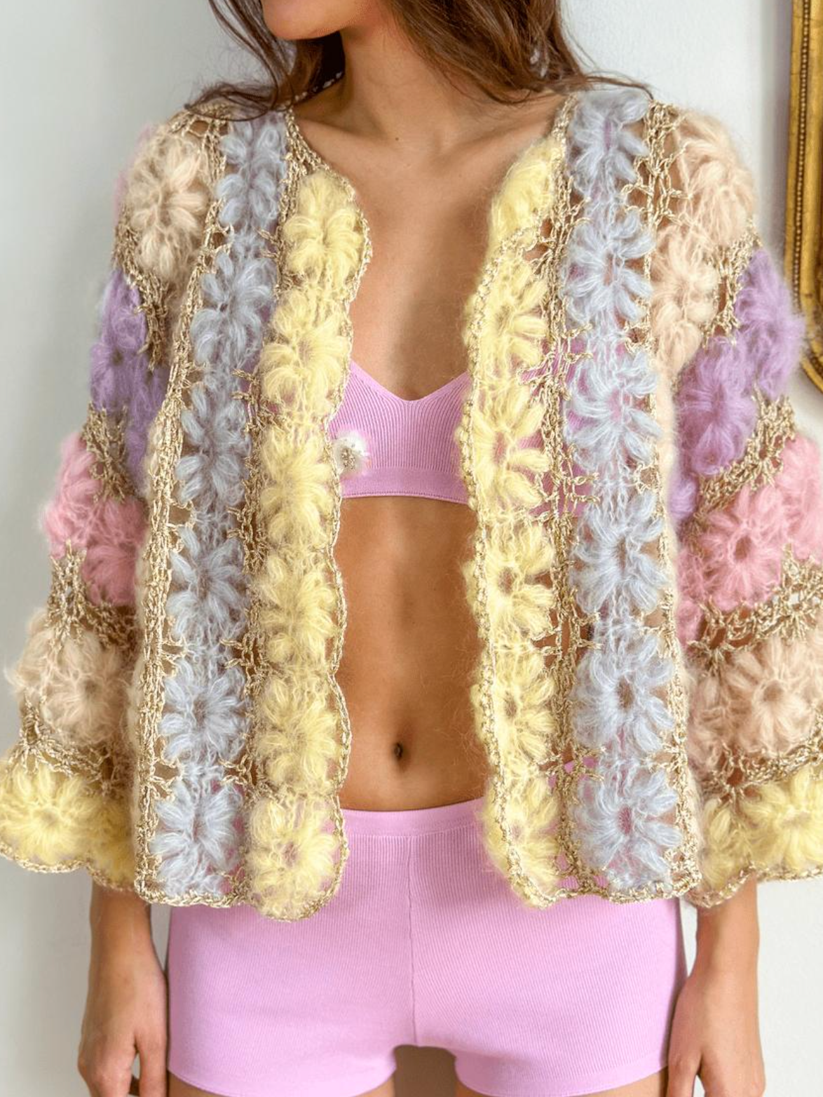 marigold ombre cardigan