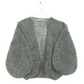 mohair ribbed bomber cardigan - mudd
