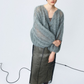 mohair ribbed bomber cardigan - mudd
