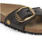 madrid big buckle raffia