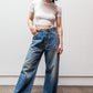 denim deep rise baggy cut - light vintage