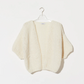 maiami is renown for its hand-knitted luxury knitwear, blending traditional craftsmanship with modern design. This bomber cardigan is made from cotton and alpaca. It is a nice weight from spring, into summer. 