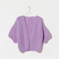 maiami is renown for its hand-knitted luxury knitwear, blending traditional craftsmanship with modern design. This bomber cardigan is made from cotton and alpaca. It is a nice weight from spring, into summer. 