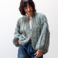 mohair ribbed bomber cardigan - mudd