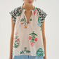 The Keyla Top is crafted from lightweight cotton voile. Soft gathers along the neckline create a subtle drape, while the open V-front detail adds a touch of relaxed elegance. 

100% Cotton Voile. 


Hand wash with cool water. Do not bleach. Soft Iron. Do not twist. Dry flat in the shade.