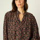 natalie martin iris top,fleur de lis black 