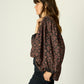 natalie martin iris top,fleur de lis black 