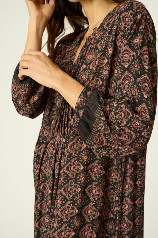 natalie martin sammi maxi, fleur de lis black 