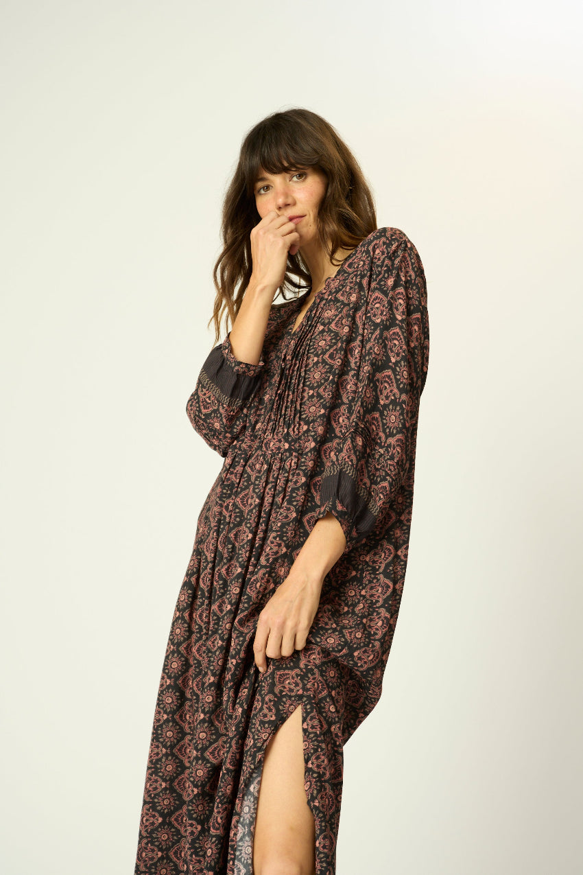natalie martin sammi maxi, fleur de lis black 