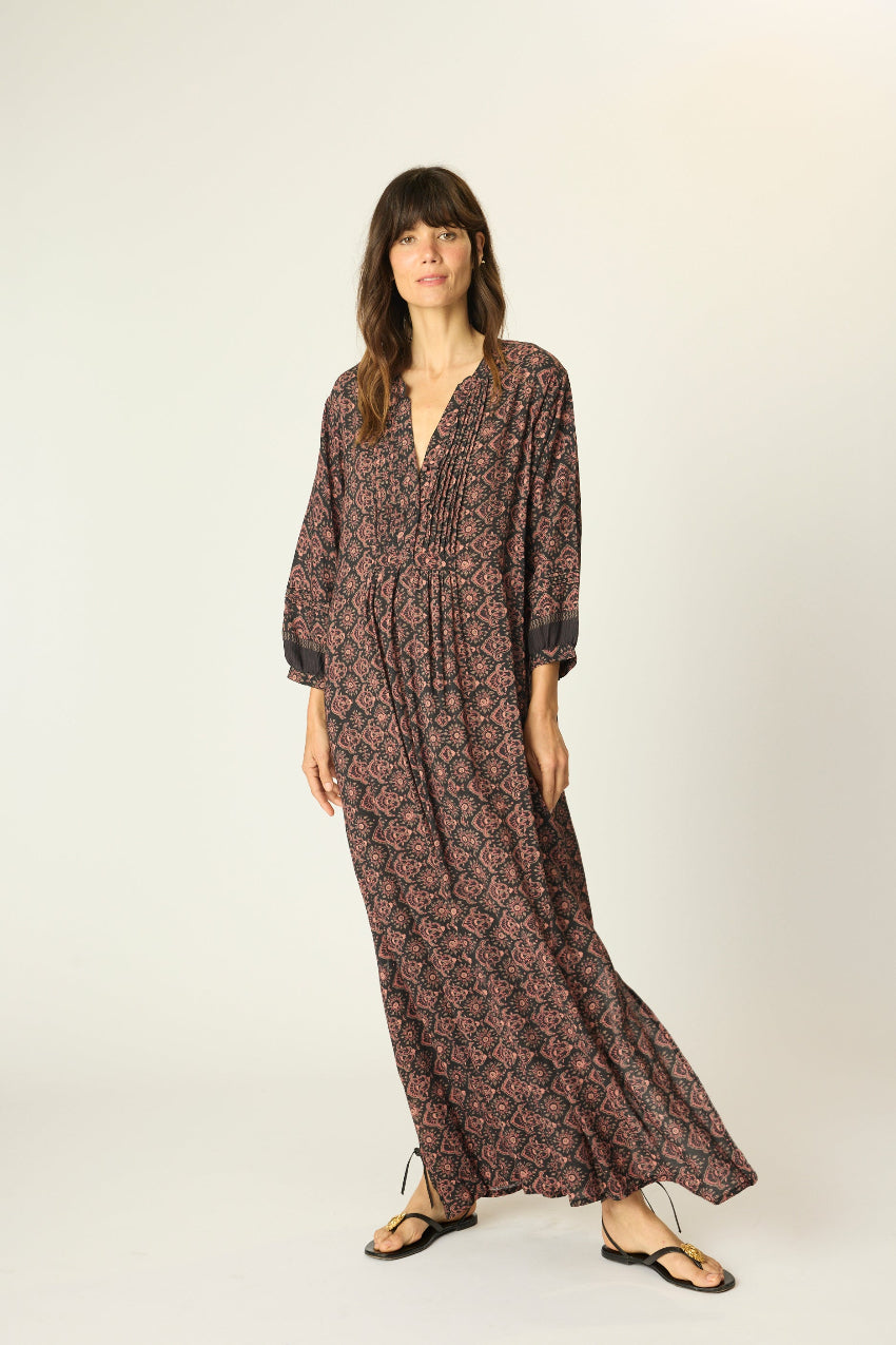 natalie martin sammi maxi, fleur de lis black 