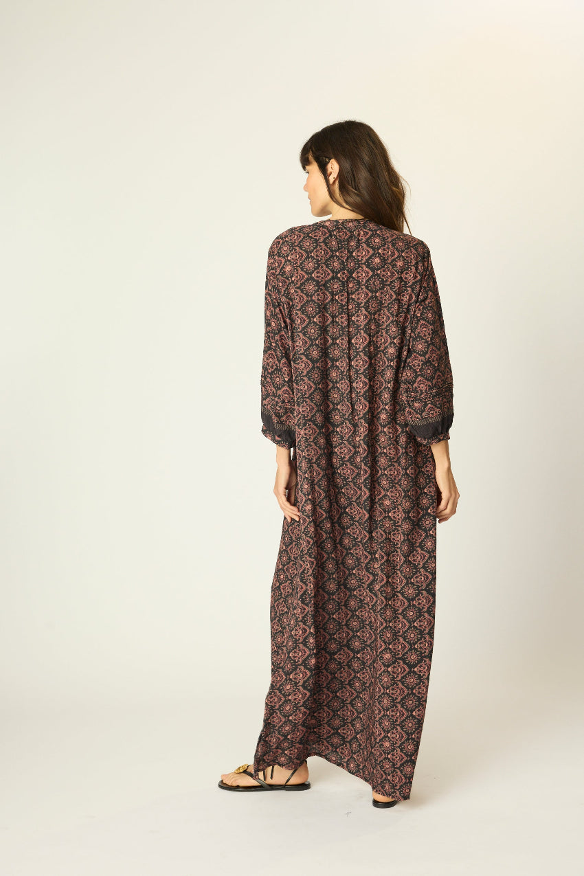 natalie martin sammi maxi, fleur de lis black 