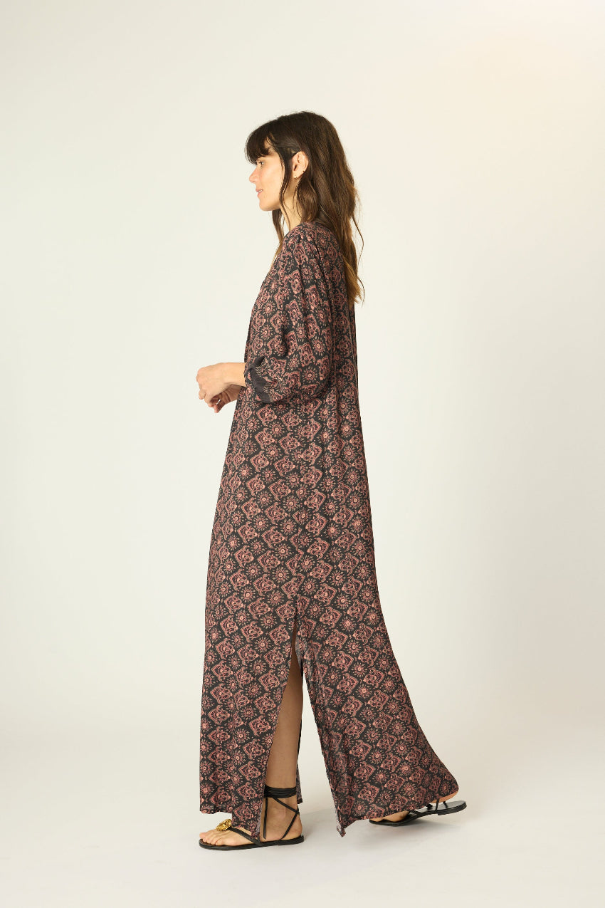 natalie martin sammi maxi, fleur de lis black 