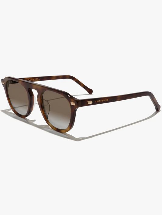 Party All The Time frame in a classic tortoise.

Handcrafted Frames- Italian Mazzucchelli acetate- Adjustable wire core temple arms- 5 barrel stainless steel hinges- Gold wing rivets for added durability and retro aesthetic

The Lenses- Polarized CR-39 lenses - UV400 treated to protect your eyes from all harmful UVA and UVB light - Anti reflective coatings applied to the backside of the lens - Anti scratch coatings

 Size: 50-24-145

Lens Colour: Brown Gradient