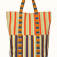 The Épice Paris Beach Bag B 2511 is a stylish and versatile accessory from Épice’s Spring/Summer 2025 collection. 
This is a cotton canvas beach bag, with matching cotton lining. 
Exterior open pocket, interior zippered pocket.
Matching canvas straps.
Large single snap button closure.
Timeless and versatile bag, carried on the shoulder or in hand.
