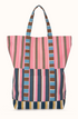 The Épice Paris Beach Bag B 2511 is a stylish and versatile accessory from Épice’s Spring/Summer 2025 collection. 
This is a cotton canvas beach bag, with matching cotton lining. 
Exterior open pocket, interior zippered pocket.
Matching canvas straps.
Large single snap button closure.
Timeless and versatile bag, carried on the shoulder or in hand.
