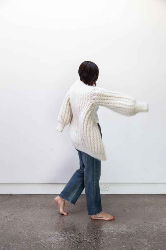 fisherman cardigan