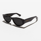 The Call Me frame in all black.

Handcrafted Frames- Italian Mazzucchelli acetate- Adjustable wire core temple arms- 5 barrel stainless steel hinges

The Lenses- Polarized CR-39 lenses - UV400 treated to protect your eyes from all harmful UVA and UVB light - Anti reflective coatings applied to the backside of the lens - Anti scratch coatings

Size: 51-22-135 (Medium size fit)

Waid exceeds all safety requirements for FDA and CE standards.
