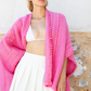 the bella cardigan is a versatile piece, easy to combine with casual and more dressed up looks. one size fits most.