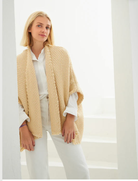 the bella cardigan is a versatile piece, easy to combine with casual and more dressed up looks. one size fits most.